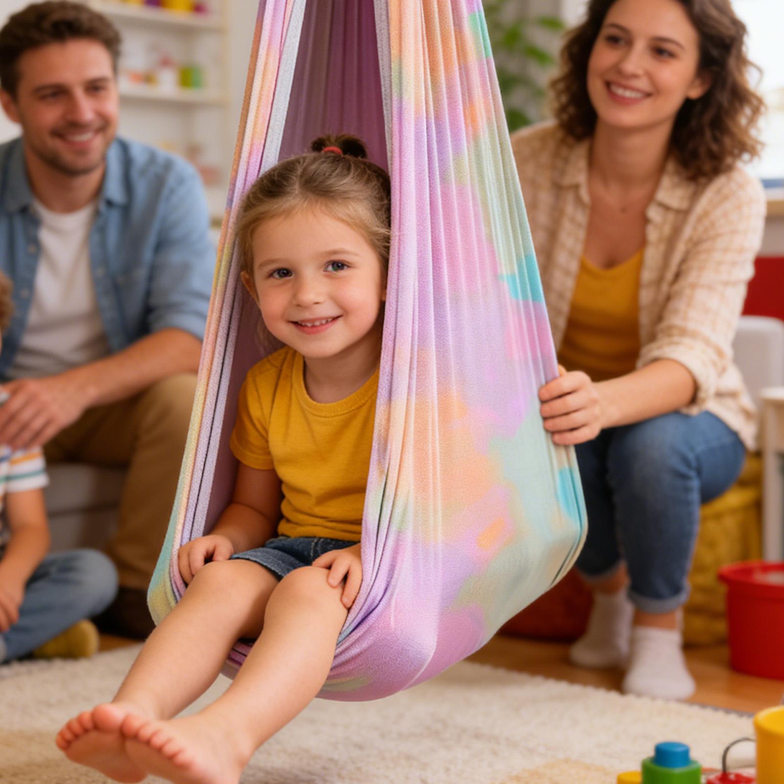 Kids Outdoor Hammock - 子供用スイング 強力耐荷重 カドルチェア ヨガスイング 学校 教室