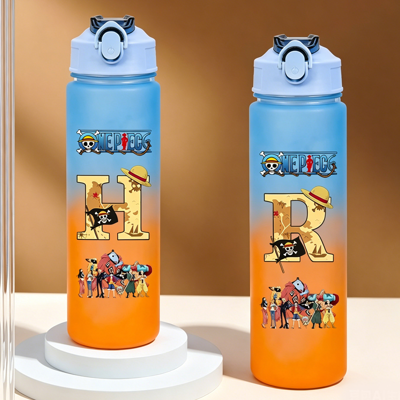 Kids Outdoor Movies - ワンピース A-Z キッズウォーターボトル 750ML ルフィ ゾロ