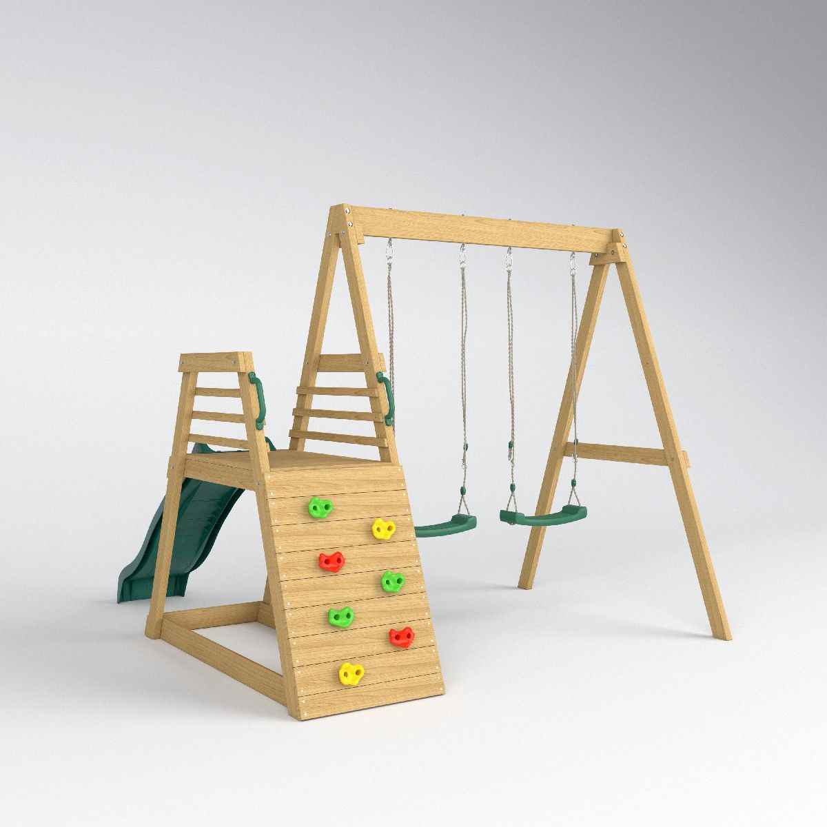 Kids Outdoor Slide Set - 2026年 ジャングルジム スライド スイング ガーデン キッズ