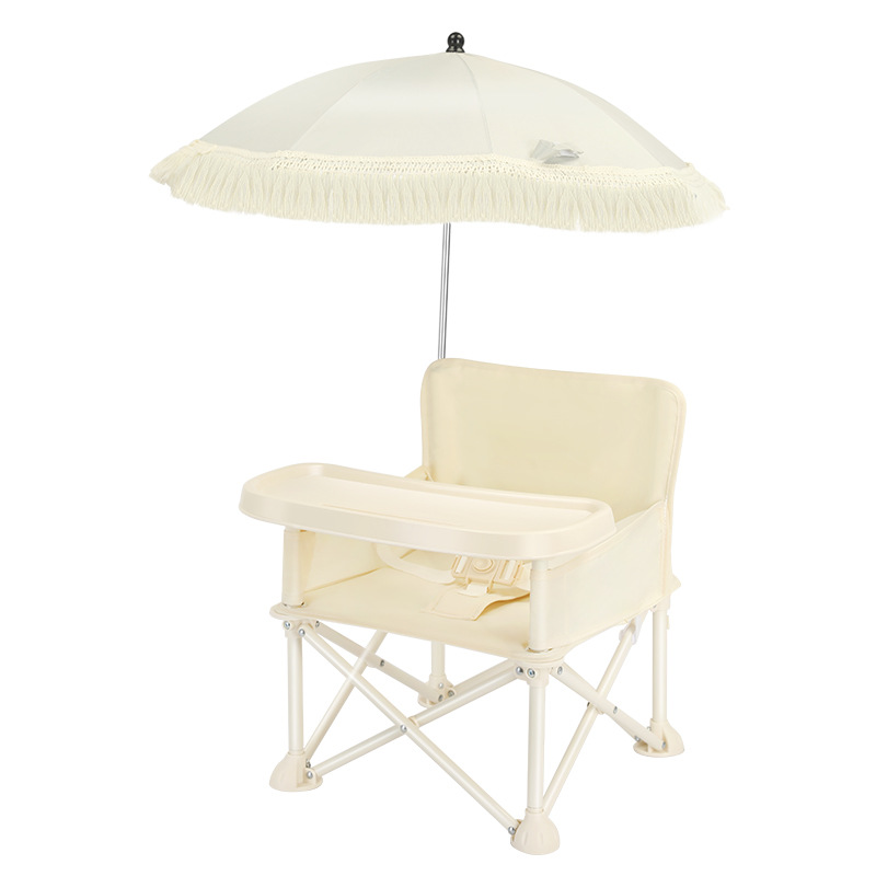 Kids Outdoor Furniture - 折りたたみ式背もたれ付きベビーダイニングチェア、ポータブルキッズアウトドアピクニックビーチ学習チェア、幼児用子供家具