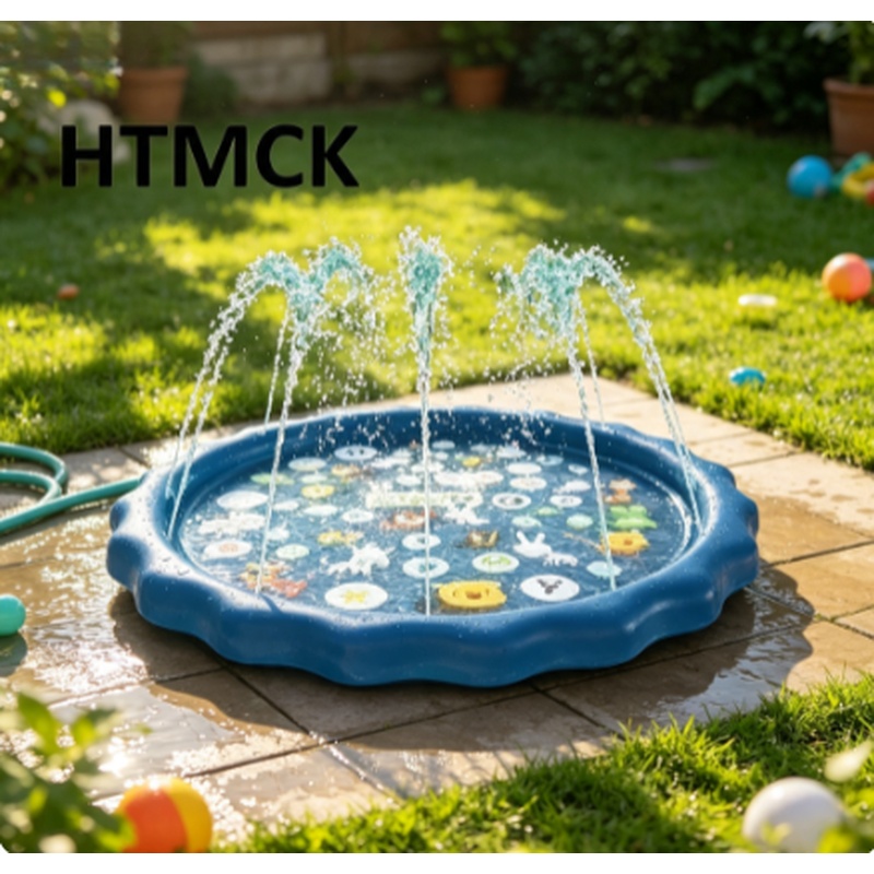 Kids Outdoor Mat - 100/170cm レタープリント入り子供用インフレータブルウォータープレイマット、屋外ガーデンビーチウォーターゲームクッション
