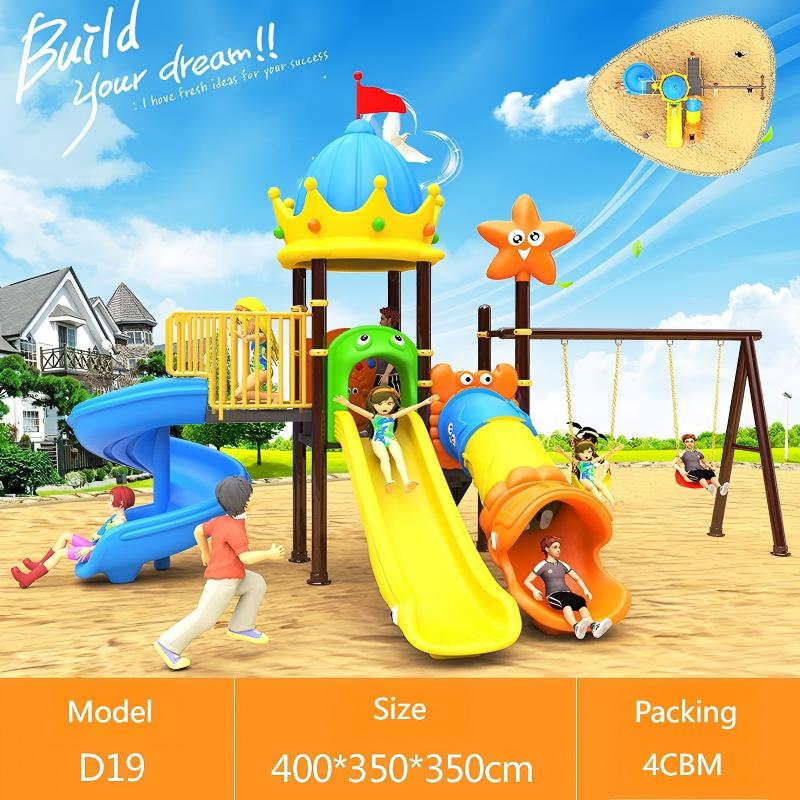 Kids Outdoor Slide Set - 大人気の子供用ガーデンスライド、屋外用プラスチック製遊具、子供用室内スライドプレイセット