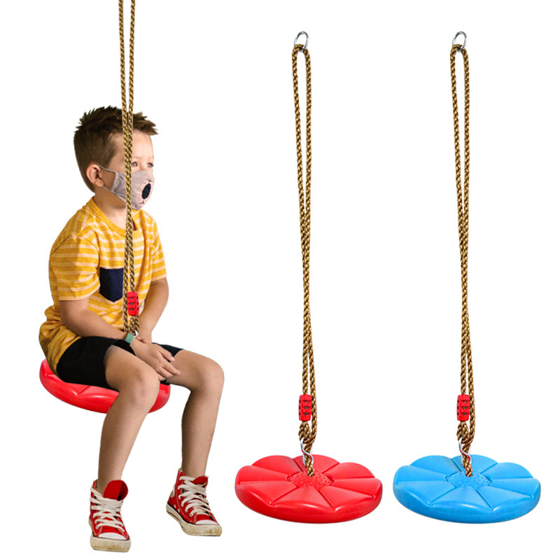 子供用ディスクスイング子供屋内および屋外スポーツ赤青肥厚八角 - Kids Outdoor Furniture のレビューと価格