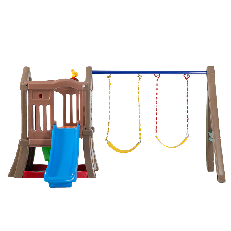 高品質子供用屋内外兼用プラスチック製ダブルスライド遊具、キッ - Kids Outdoor Slide Set のレビューと価格