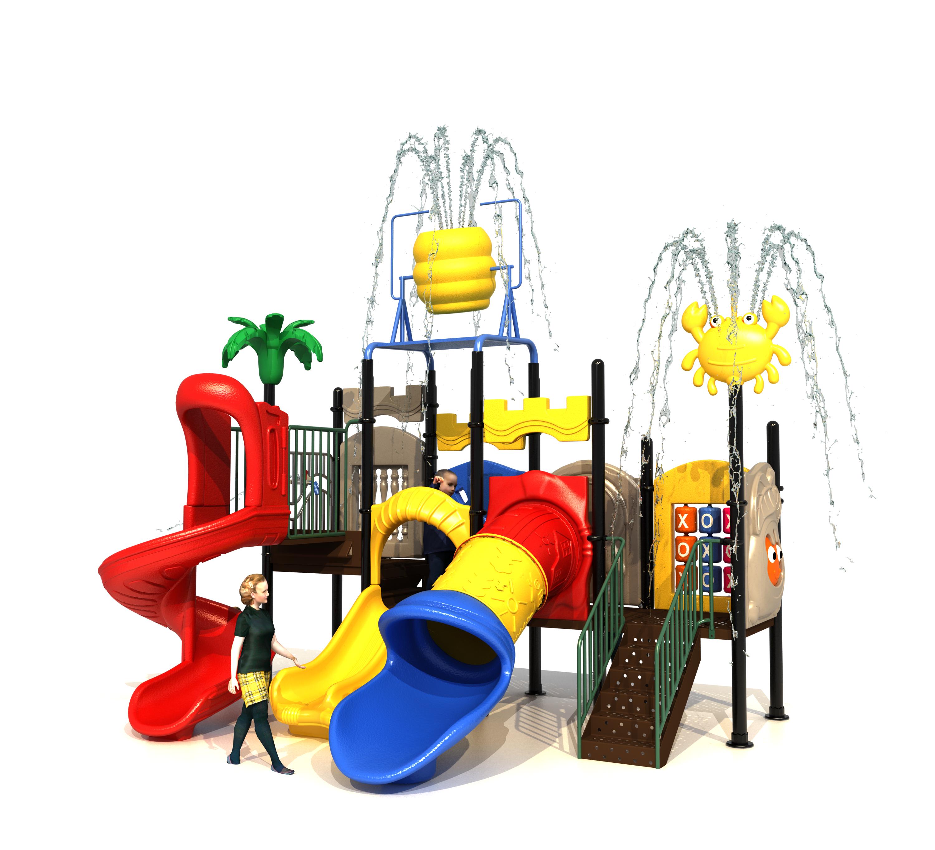 高品質屋外遊具、新型ウォーターパークスライドセット、楽しい子 - Kids Outdoor Slide Set のレビューと価格