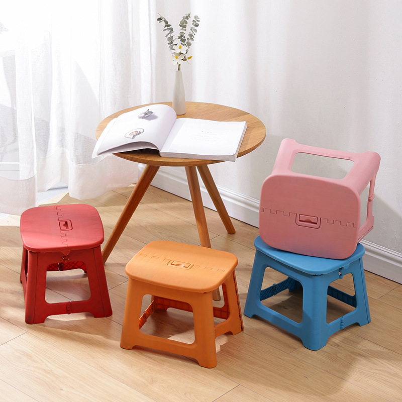 和風の携帯用家庭用折りたたみスツール 子供用プラスチックスツ - Kids Outdoor Furniture のレビューと価格