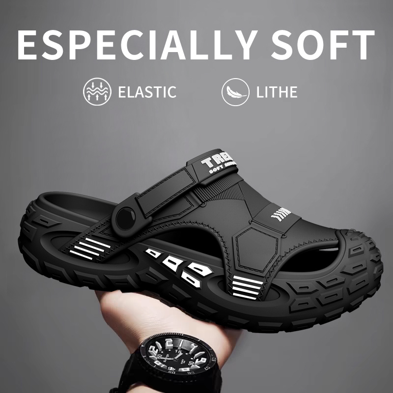 メンズアウトドアサマーウェアラブルクロッグシューズ滑り止め通 - Kids Outdoor Tools のレビューと価格