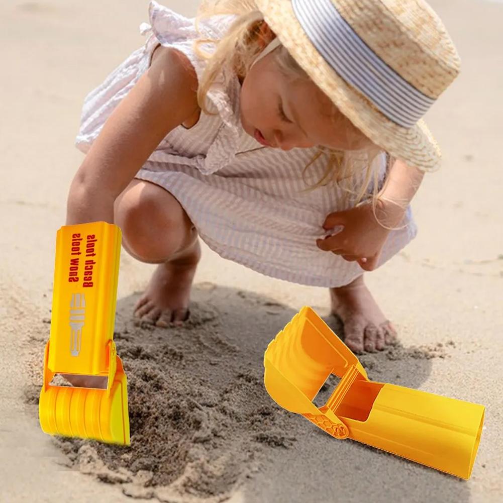 1/3個入り掘削機型砂浜雪遊び子供用ビーチトイシャベルツール - Kids Outdoor Tools のレビューと価格