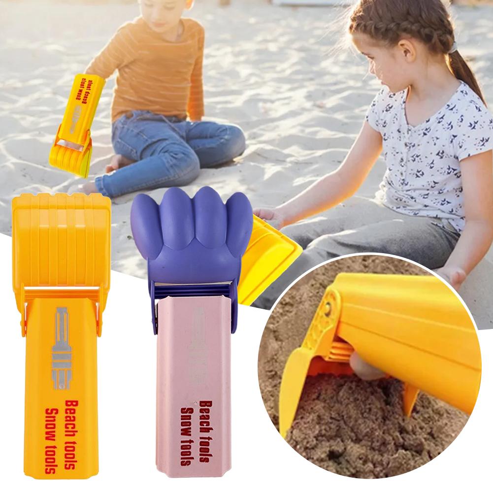 1/3個入り掘削機型砂浜雪遊び子供用ビーチトイシャベルツール - Kids Outdoor Tools のレビューと価格