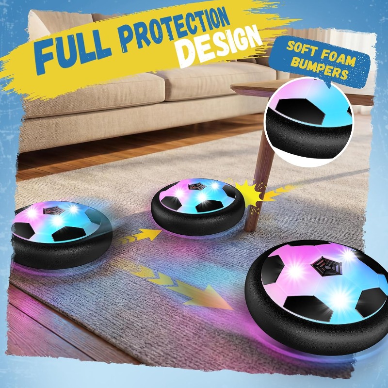 LEDホバーサッカーボール エアパワーフォームバンパーフット - Kids Outdoor Music のレビューと価格