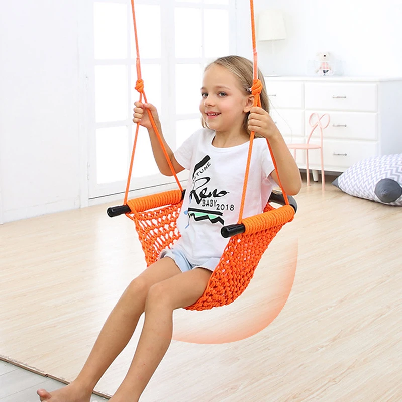 子供用ハンモック ネストスイング 手編み遊具 室内玩具 中庭 - Kids Outdoor Hammock のレビューと価格