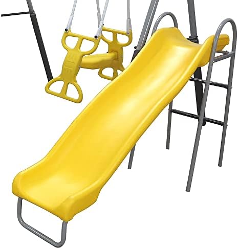 サンプレイグラウンド メタルA Fe キッズスイングセット  - Kids Outdoor Slide Set のレビューと価格