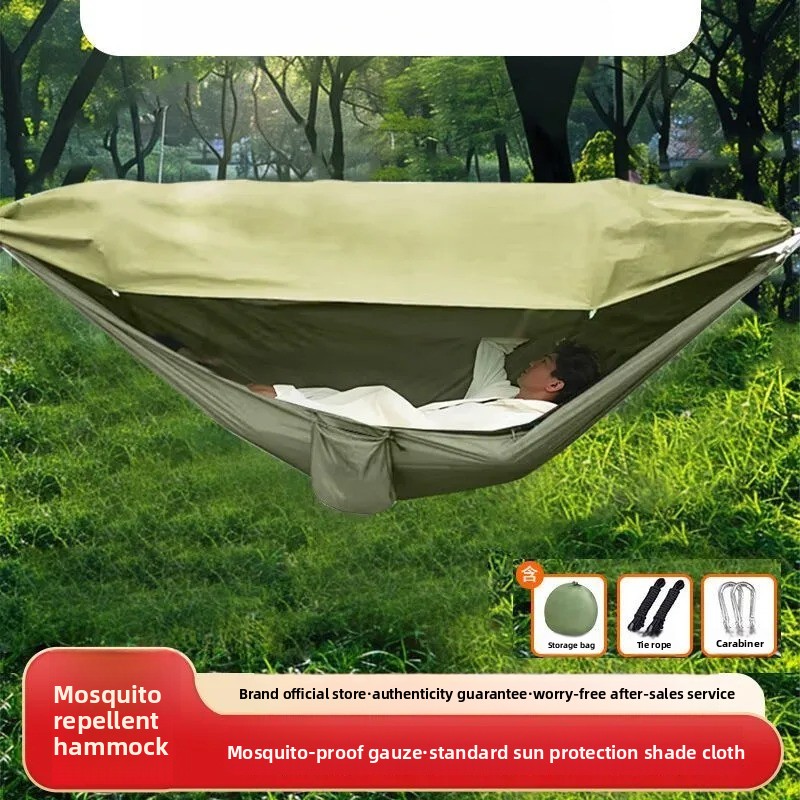 蚊帳付きメッシュハンモック ロールオーバーデザイン 大人と子 - Kids Outdoor Hammock のレビューと価格