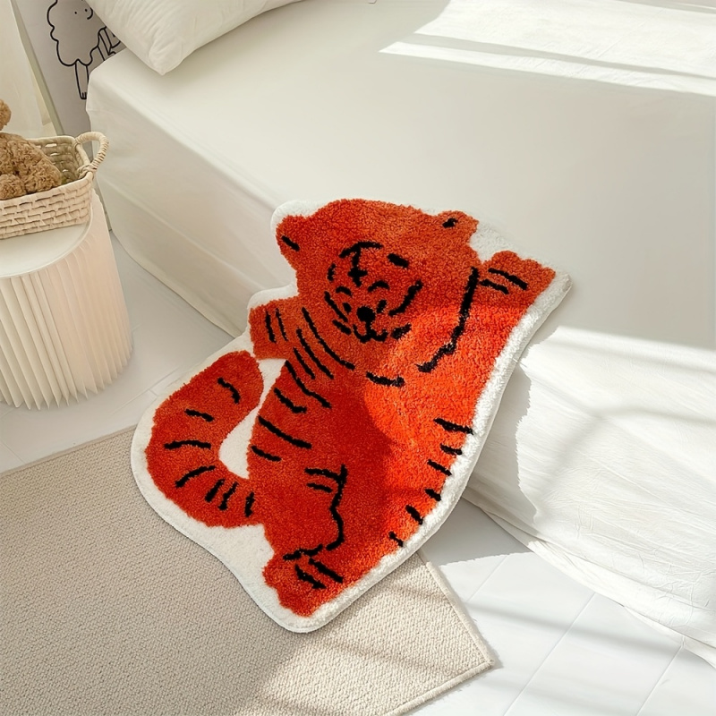 VIKAMA かわいい寝そべり猫エリアラグ、柔らかいプラッシ - Kids Outdoor Mat のレビューと価格