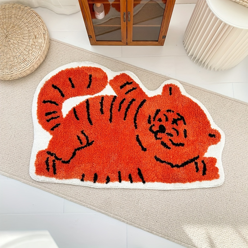 VIKAMA かわいい寝そべり猫エリアラグ、柔らかいプラッシ - Kids Outdoor Mat のレビューと価格