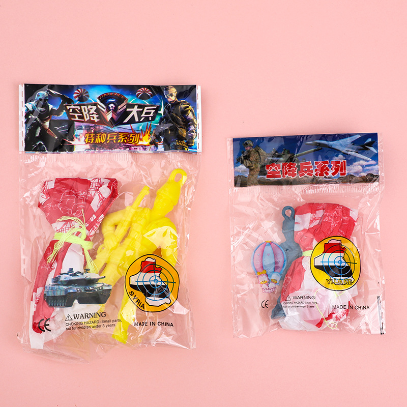 プラスチック製の子供用パラシュートおもちゃ,屋外の兵士,手投 - Kids Outdoor Games For Party のレビューと価格