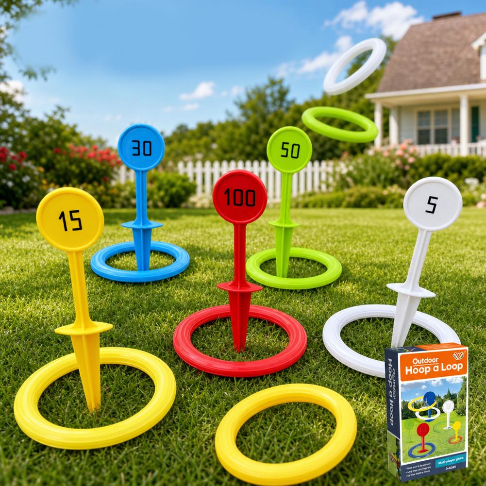 子供用プラスチック製ゲームセット、屋外芝生・ビーチ・庭用スポ - Kids Outdoor Games For Party のレビューと価格