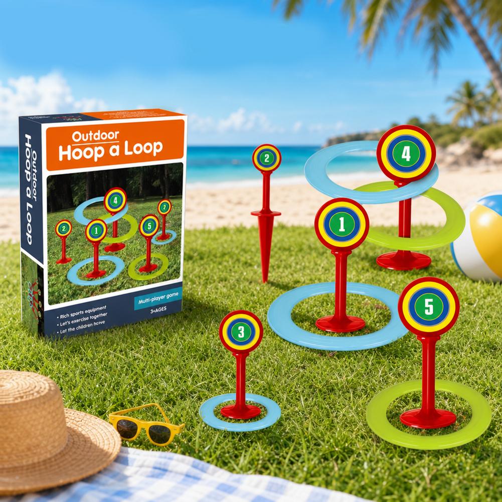 子供用プラスチック製ゲームセット、屋外芝生・ビーチ・庭用スポ - Kids Outdoor Games For Party のレビューと価格