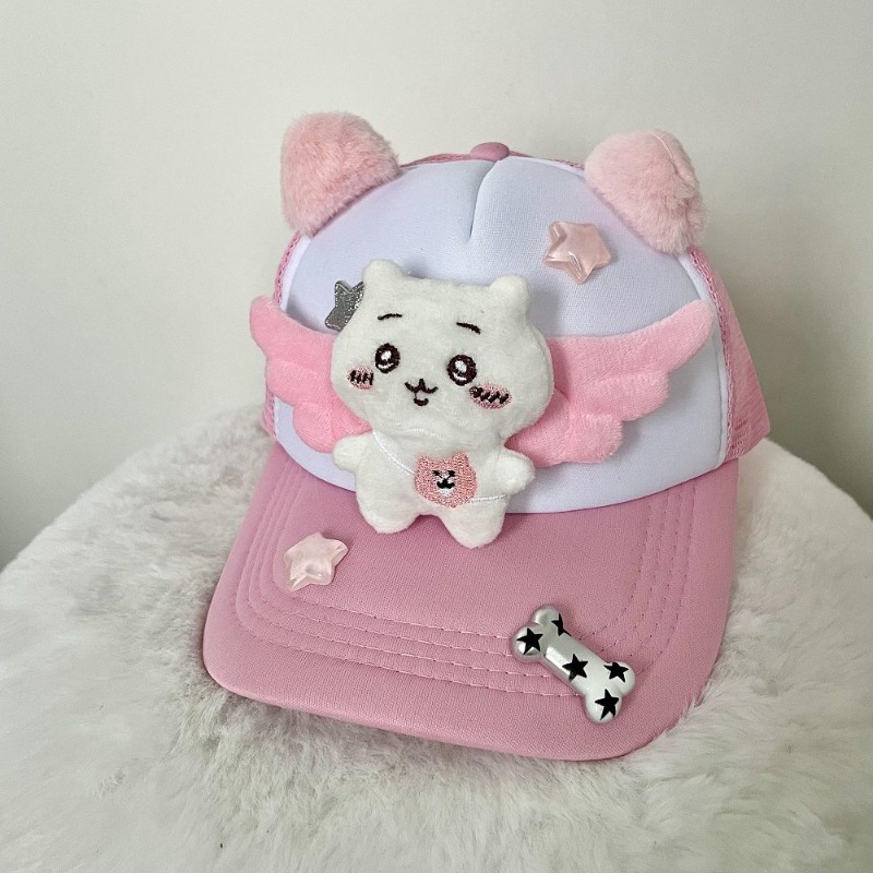 アニメちいかわうさぎ野球帽刺繍ファッションレトロ調節可能学生 - Kids Outdoor Movies のレビューと価格