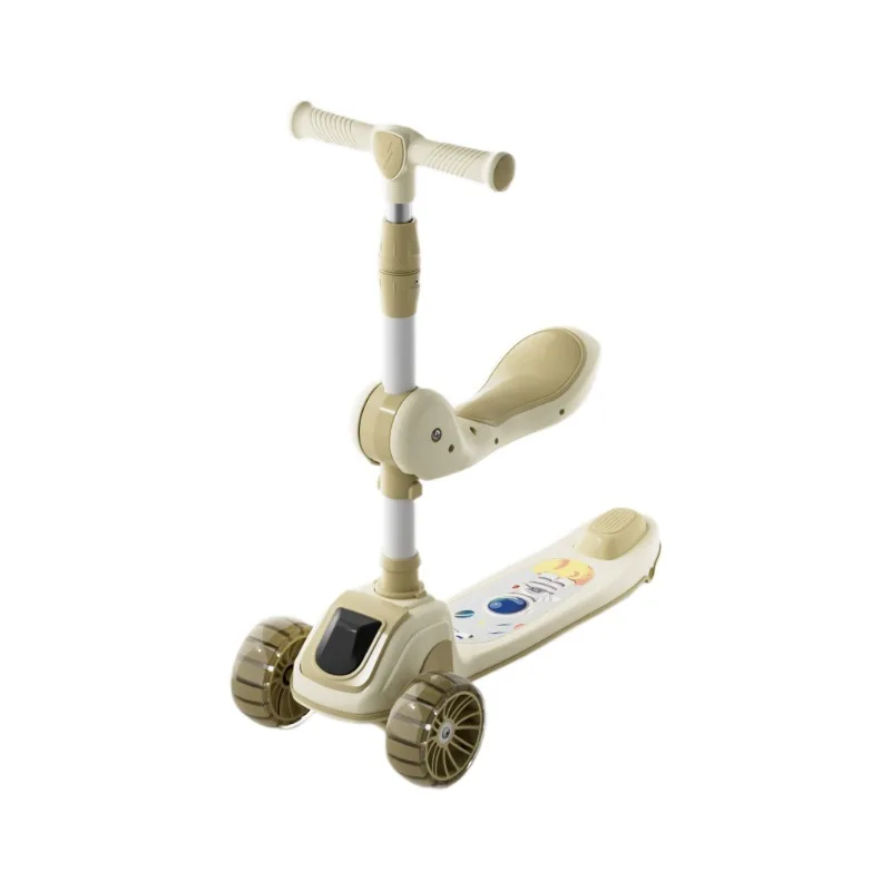 折りたたみ式キッズスクーター（シート付き）3歳から12歳まで - Kids Outdoor Music のレビューと価格
