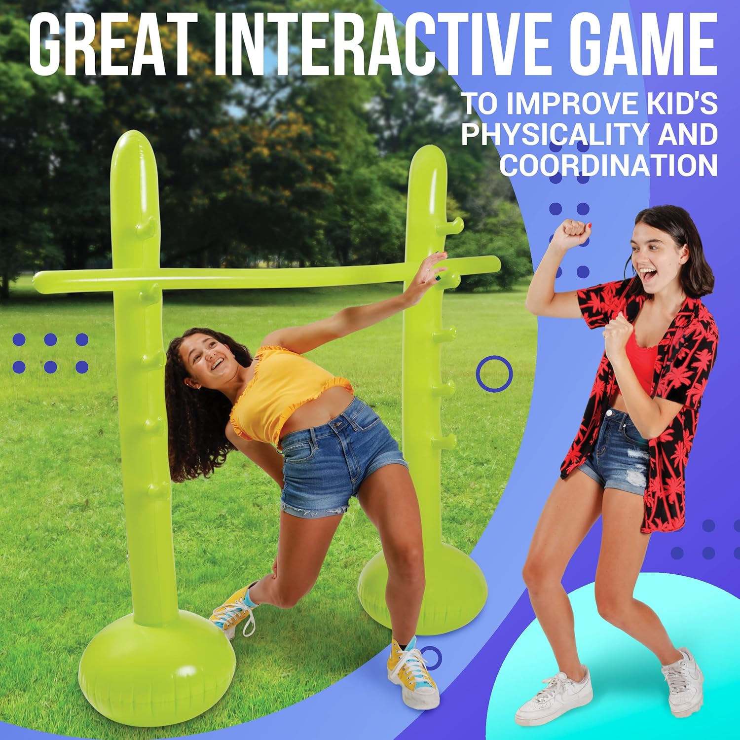 子供と大人向けのインフレータブル リンボ ゲーム、ビーチ パ - Kids Outdoor Games For Party のレビューと価格