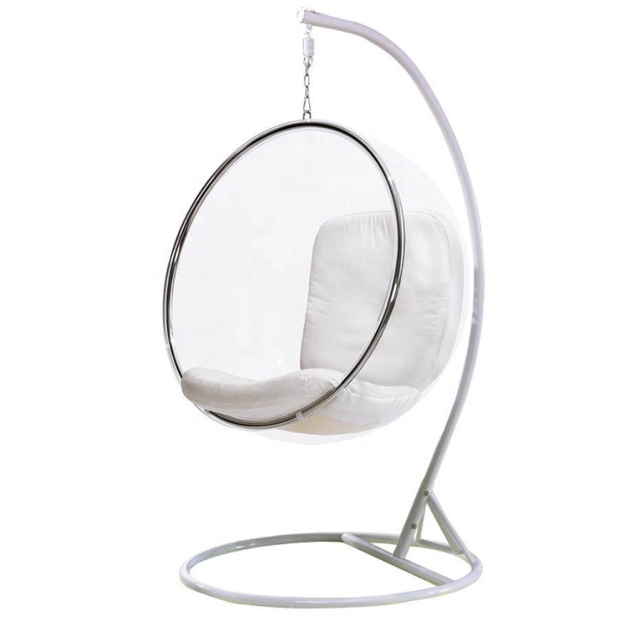 子供用モダンエッグチェア、面白いピンクのアクリルボールスイン - Kids Outdoor Egg Chair のレビューと価格